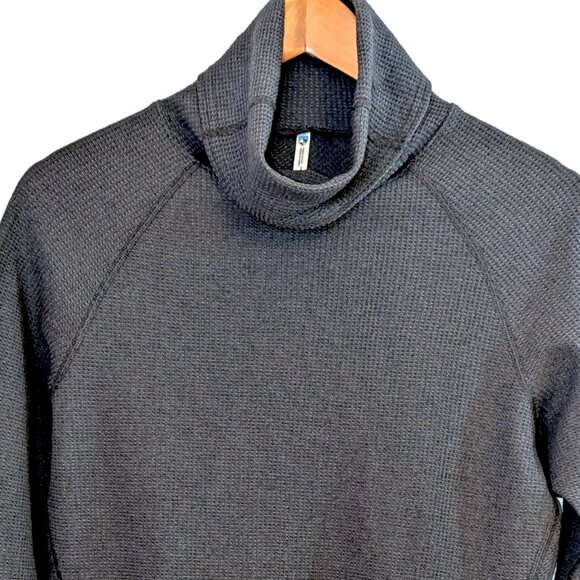 Kuhl | Petra Waffle Turtleneck Base Layer Charcoal Gray Outdoors | Size Small - Picture 9 of 14